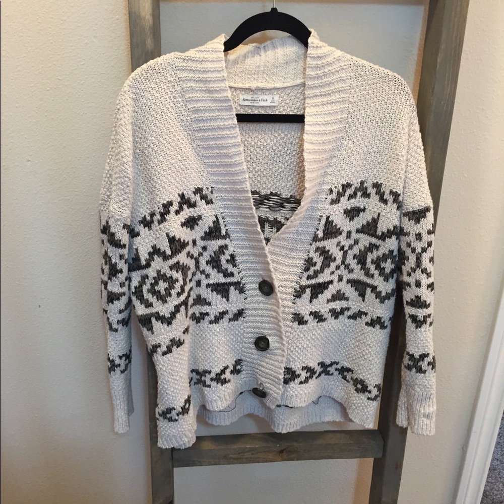 Abercrombie medium grandpa sweater fisherman